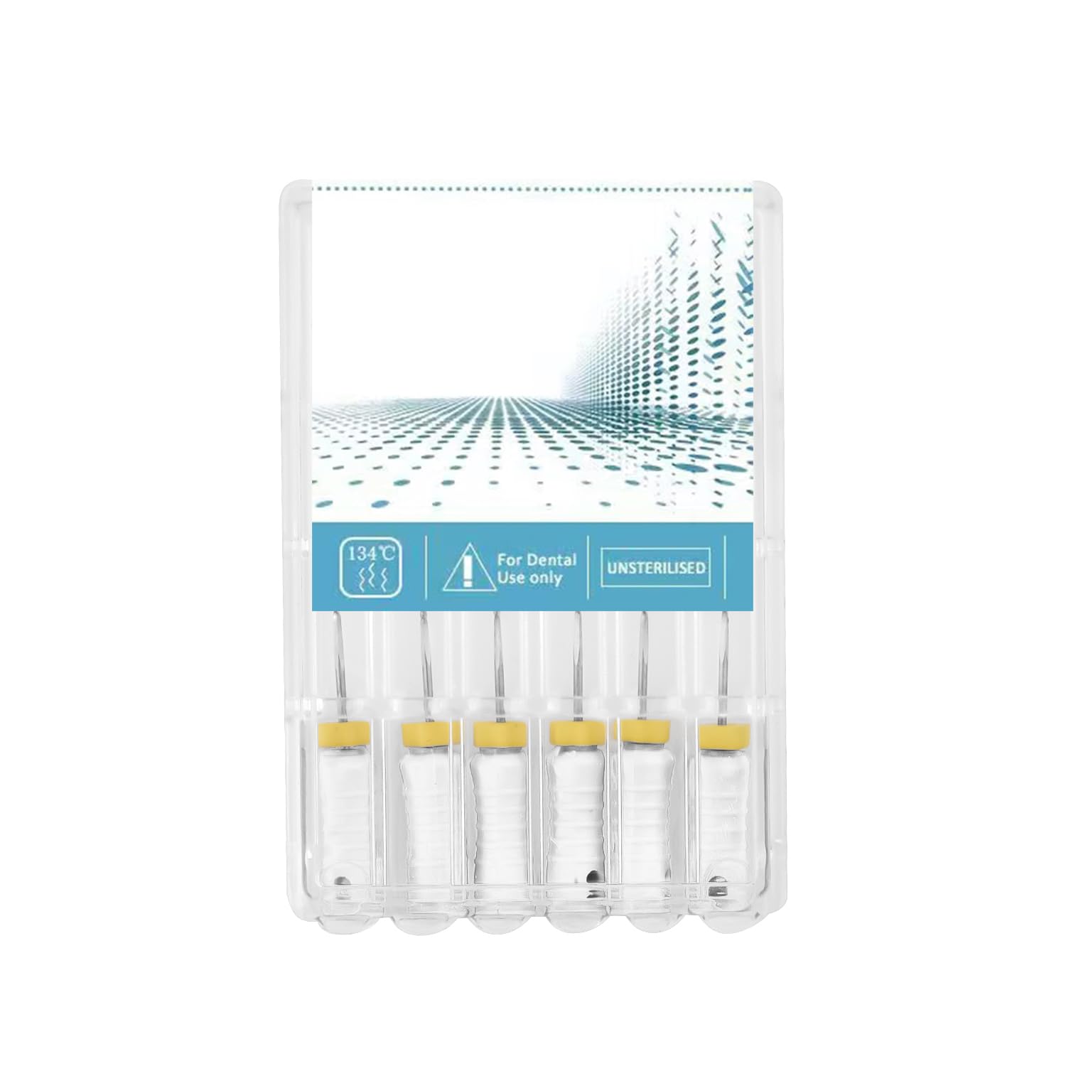 NSKI Paquete de 6 limas de endodoncia de acero inoxidable #15 para uso manual, limas endodónticas de 21 mm/25 mm (25 mm)