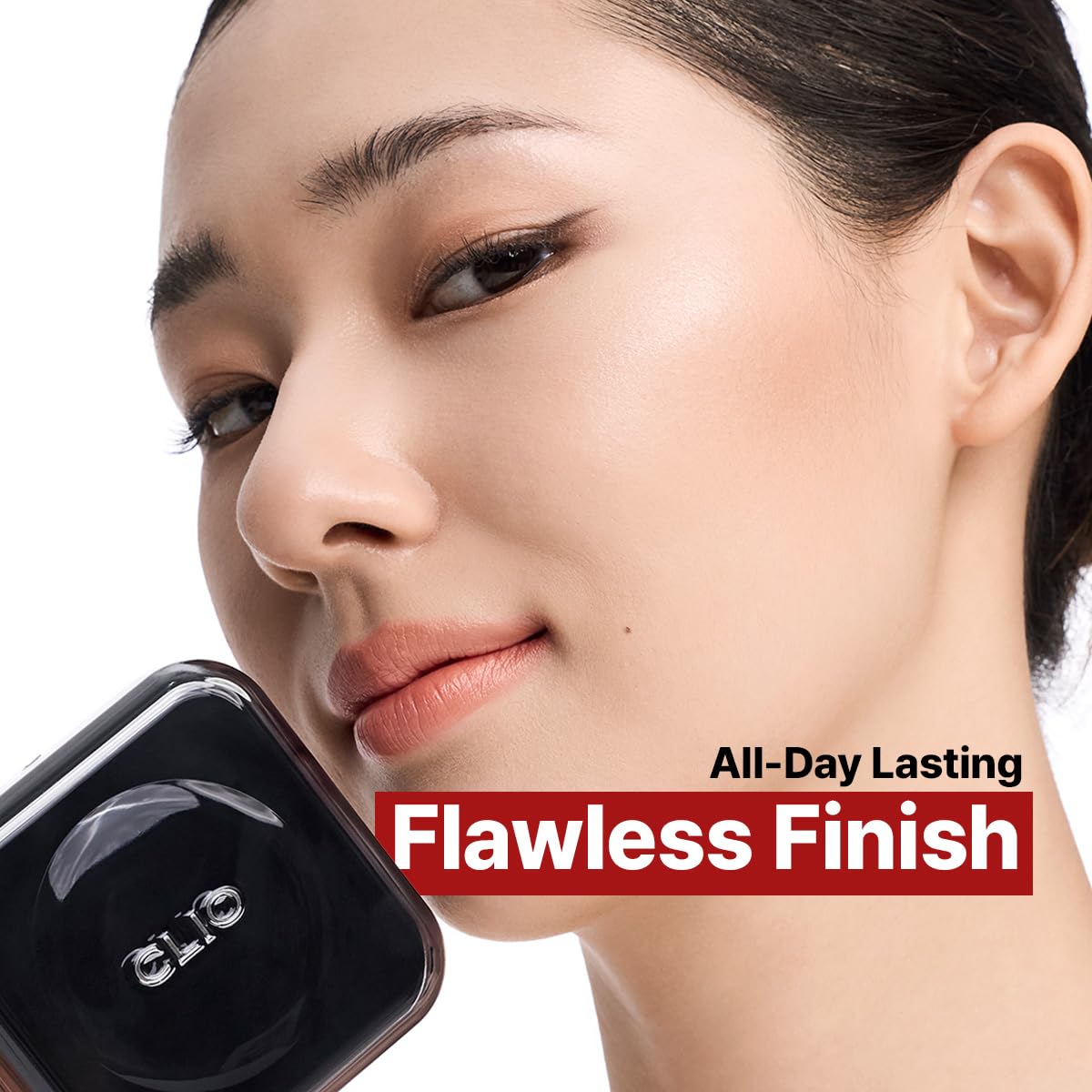 CLIO Kill Cover Founwear Cushion Foundation, Flawless Full Coverage with Matte Finish, Covering Pigmentation and Blemish, Long-Lasting, Creamy Lightweight Texture, Korean Cushion (23N GINGER) - Image 2