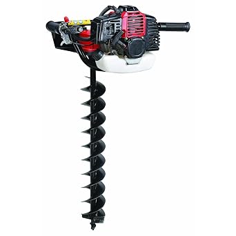 1.5 HP Gasoline Auger Drill with Double Gear Reduction; with 4" diameter x 30" long auger bit