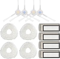 Vista 8 de Piezas de módulo de repuesto para cepillos laterales con 2 pares de cepillos laterales compatibles con NARWAL T10 J1 J2 Robot Aspirador Accesorios