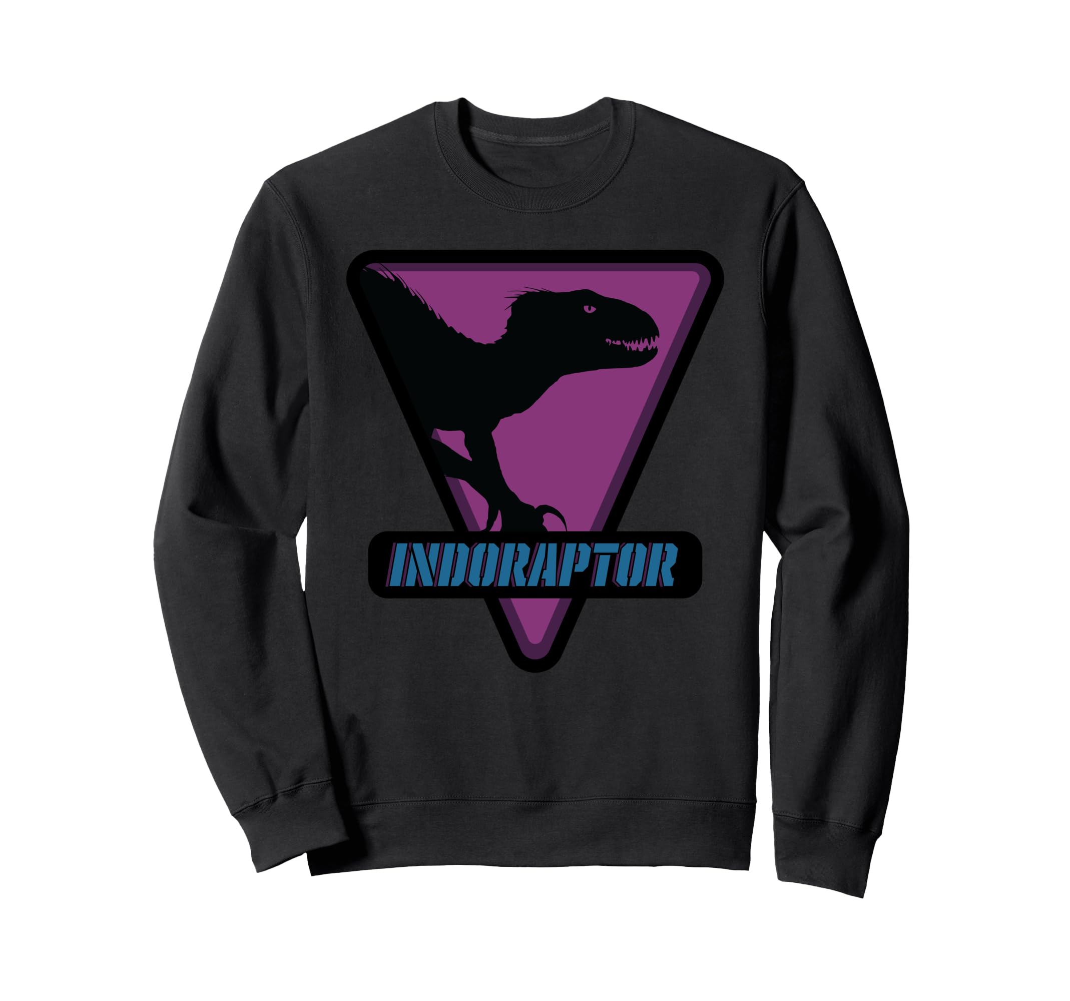 Sweatshirt Indoraptor Jurassic World pull col rond noir pour fan - 2