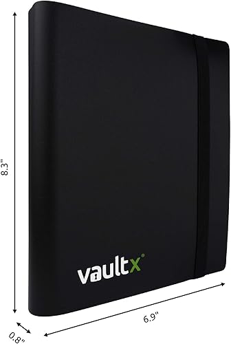 Miniatura 6 de Carpeta Vault X álbum de 4 bolsillos para intercambio de tarjetas carpeta de bolsillo con carga lateral para 160 tarjetas