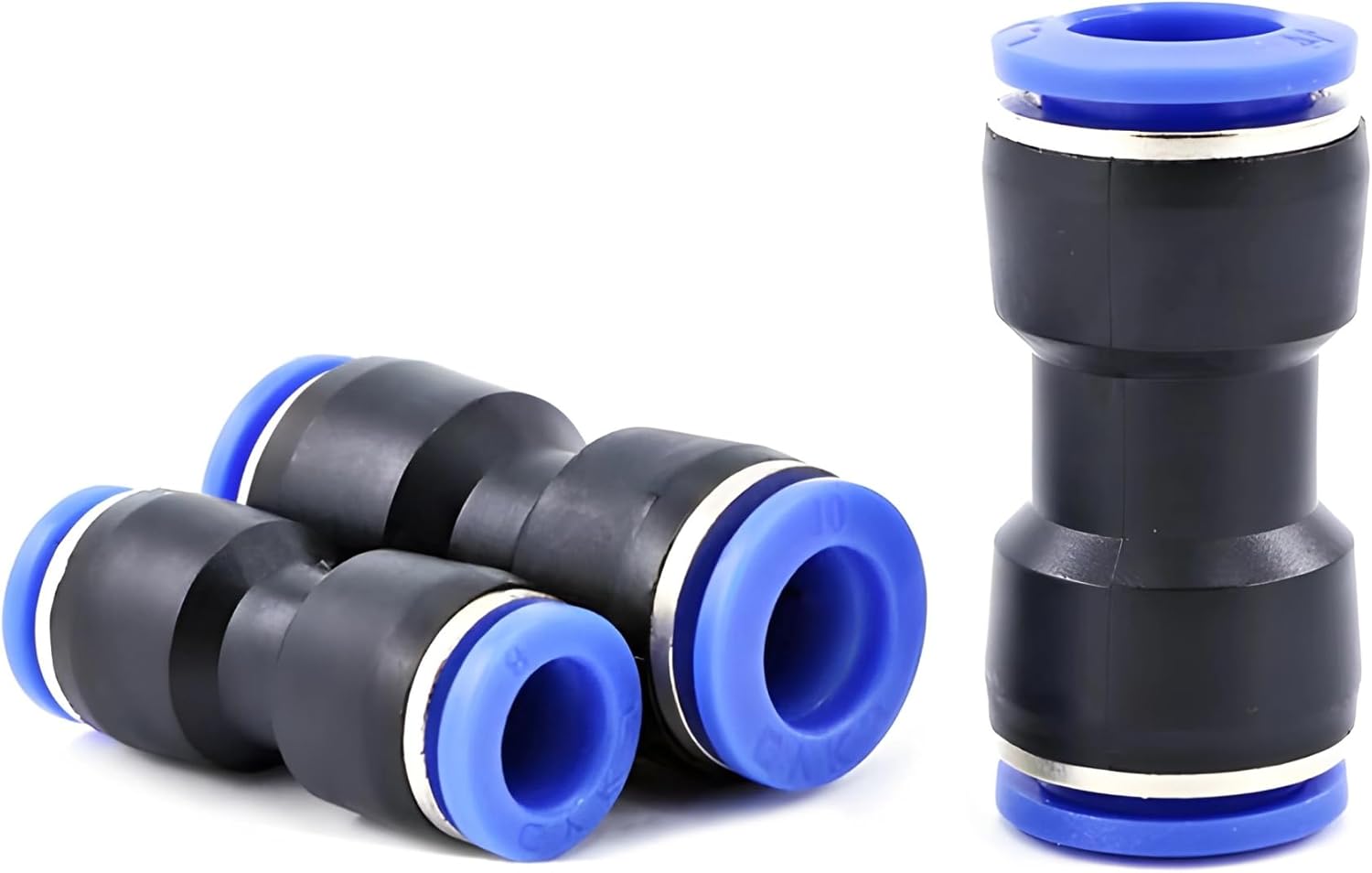 Pneumatic Fittings Fitting Plastic Connector PU 4mm 6mm 8mm 10mm Water Tube Push In Straight Connection 1Pcs(PG 10-8mm)