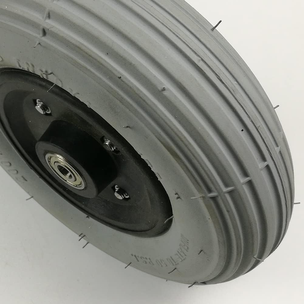 8-Calowe Przednie Koło Wózka Inwalidzkiego, PU Koło 200 X 50, Osoby W Podeszłym Wieku, Chodzik Dla Niepełnosprawnych, Koło Zapasowe)/Grey/8Inch(2Pcs)