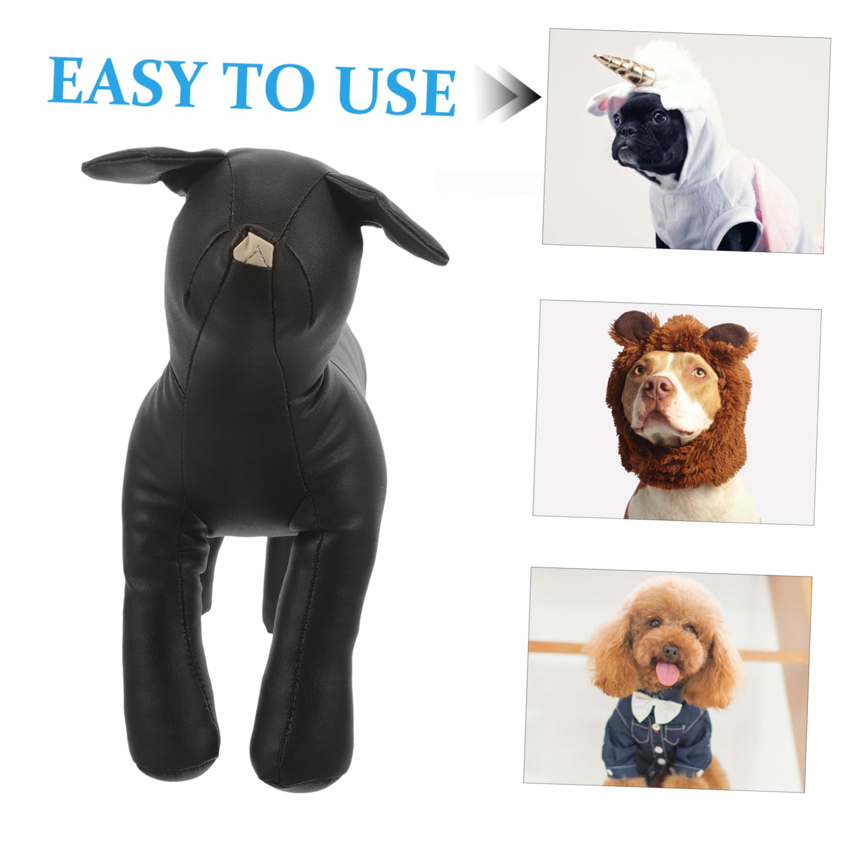 Manichino Per Cani Pu Flessibile Espositore Elegante Per Abbigliamento Da Animale Per Negozio Di Animali Domestici e Toelettatura Superficie Liscia e Facile Da Pulire
