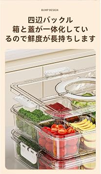 Airtight Storage Containers, Clear Octagon with Airtight Lid, Airtight Container, Snack Box Container, Divided Serving Tray, Storage Case, Container, Rice, Freezer, Vacuum Storage Container