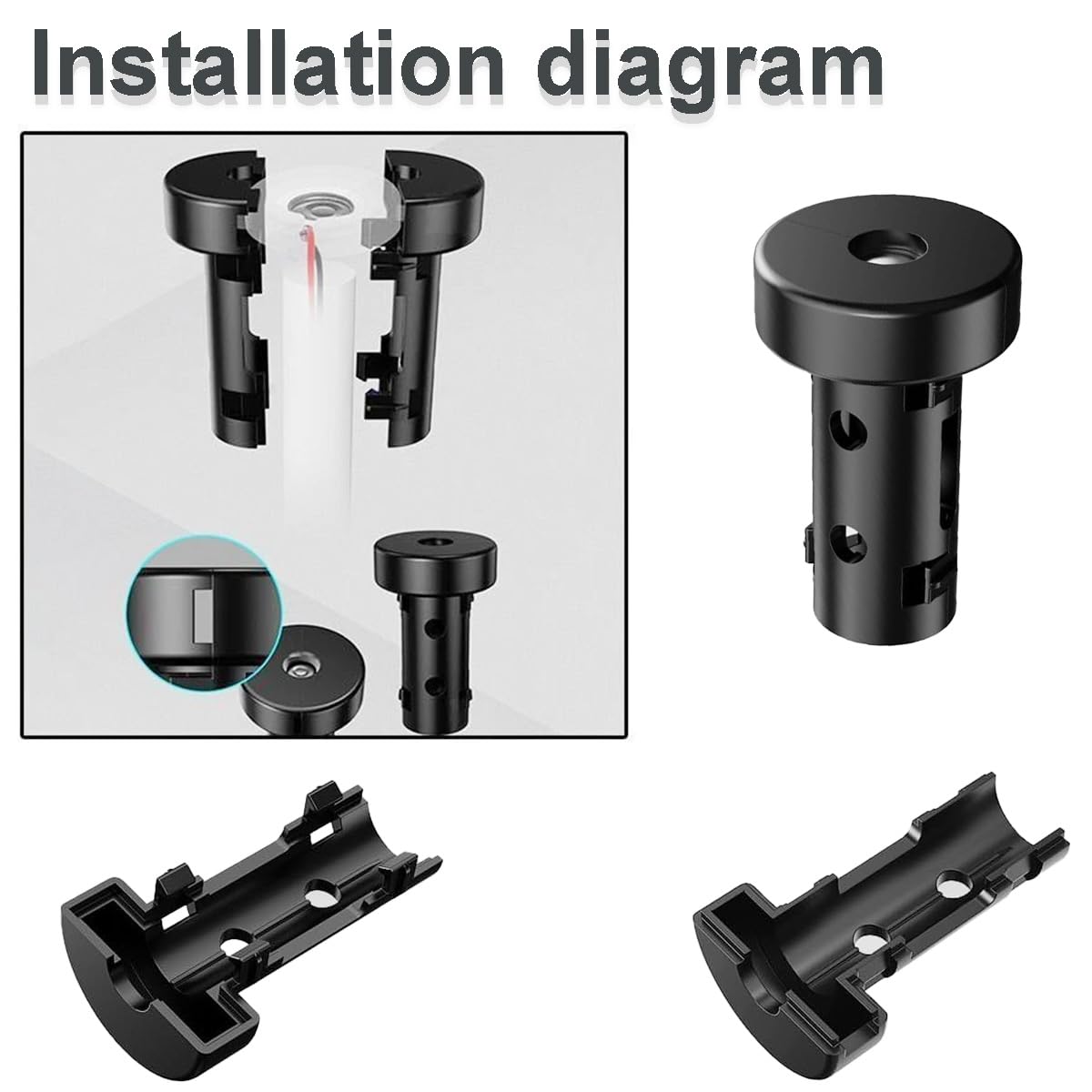 Kit di nebulizzatori per umidificatori, quattro ugelli, senza interruttore, senza temporizzazione Set di sostituzione del modulo di nebulizzazione fai da te, con cavo Usb con pulsante di acce
