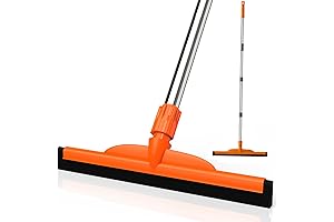 Kolliee Floor Squeegee Adjustable with 62" Extendable Pole