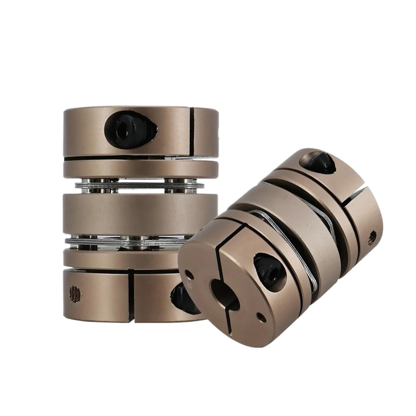 Accouplement d'arbre élastique à double diaphragme en alliage d'aluminium