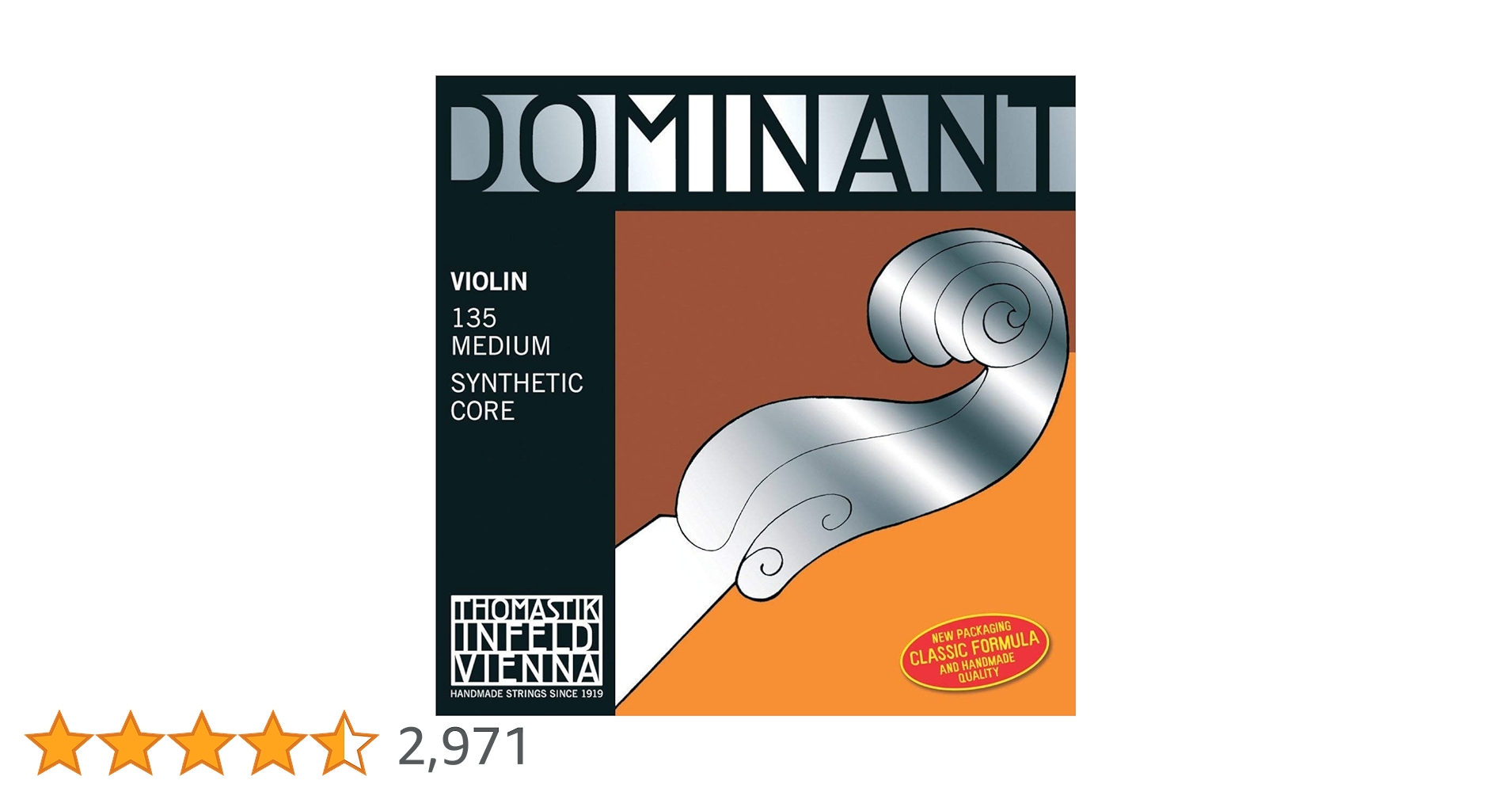 Amazon.co.jp: Dominant ドミナント 4/4バイオリン弦セット(E線