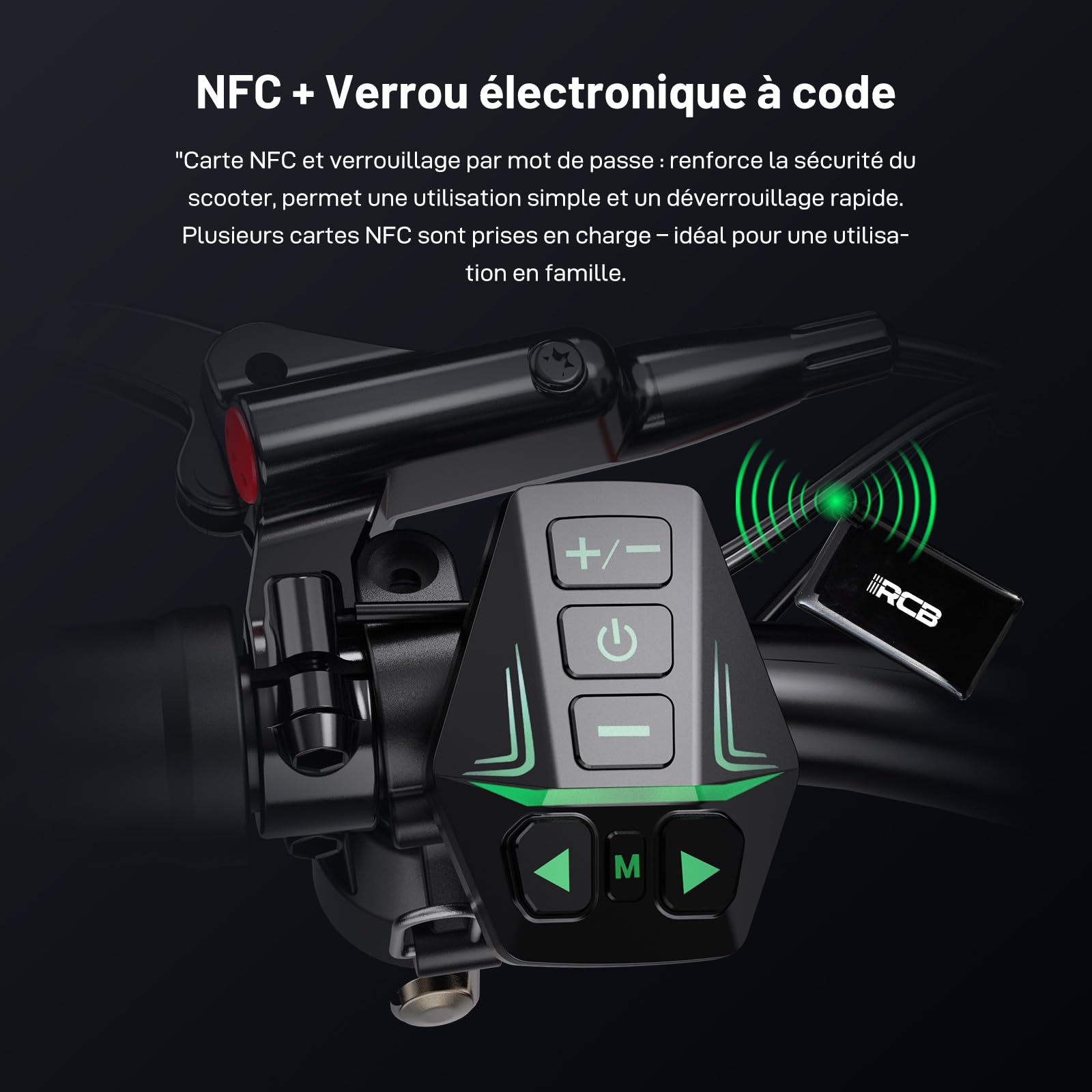 RCB D7 Max Trottinette Électrique Adulte,Moteur 3600W piek（1800W x2）