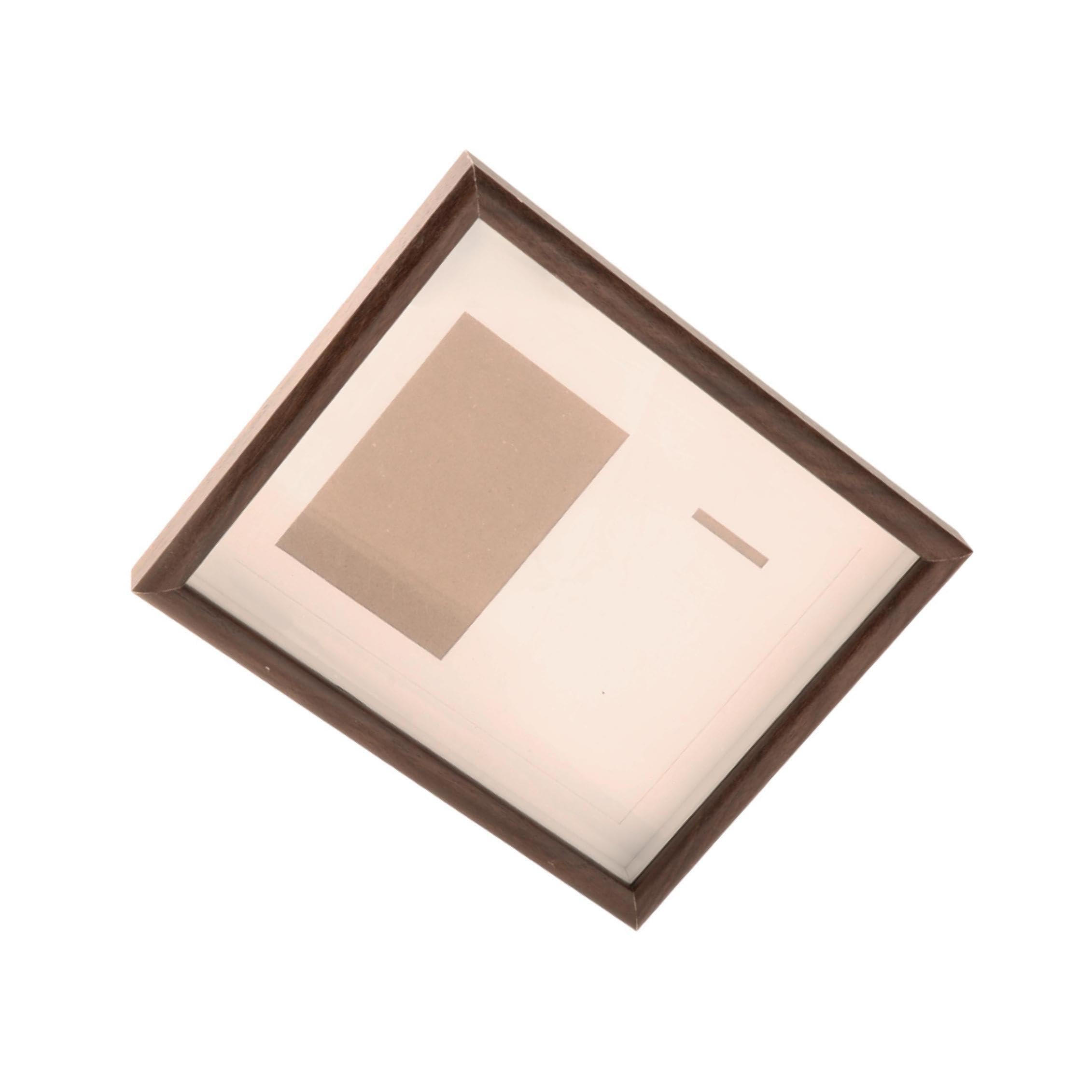 Medaillen Schattenbox Rahmen aus Holz, Aufbewahrungs Schattenbox Rahmen für Medaillen für Läufer, um Erfolge elegant zu präsentieren, 3D Foto Erinnerungsvitrine, Walnussfarbe, 10 Zoll