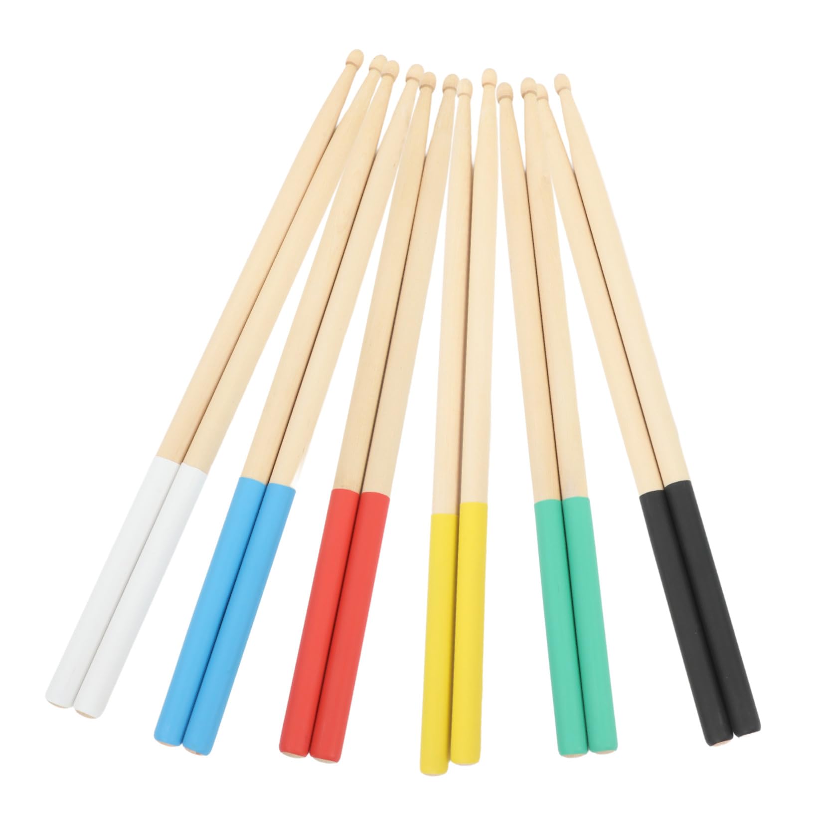 Bacchette per Batteria in Acero 5a Antiscivolo, 6 Paia