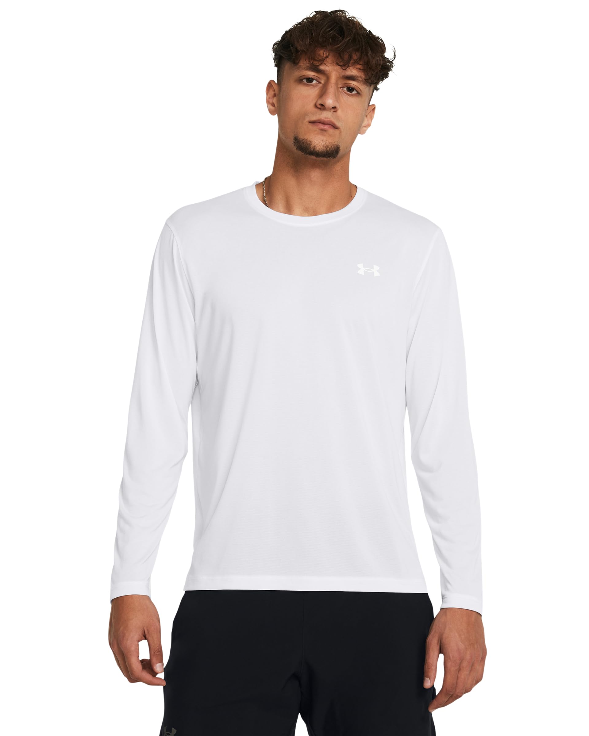 Under Armour Hombres Streaker Longsleeve Laufbekleidung Camiseta De Manga Larga Black 001 - Negro