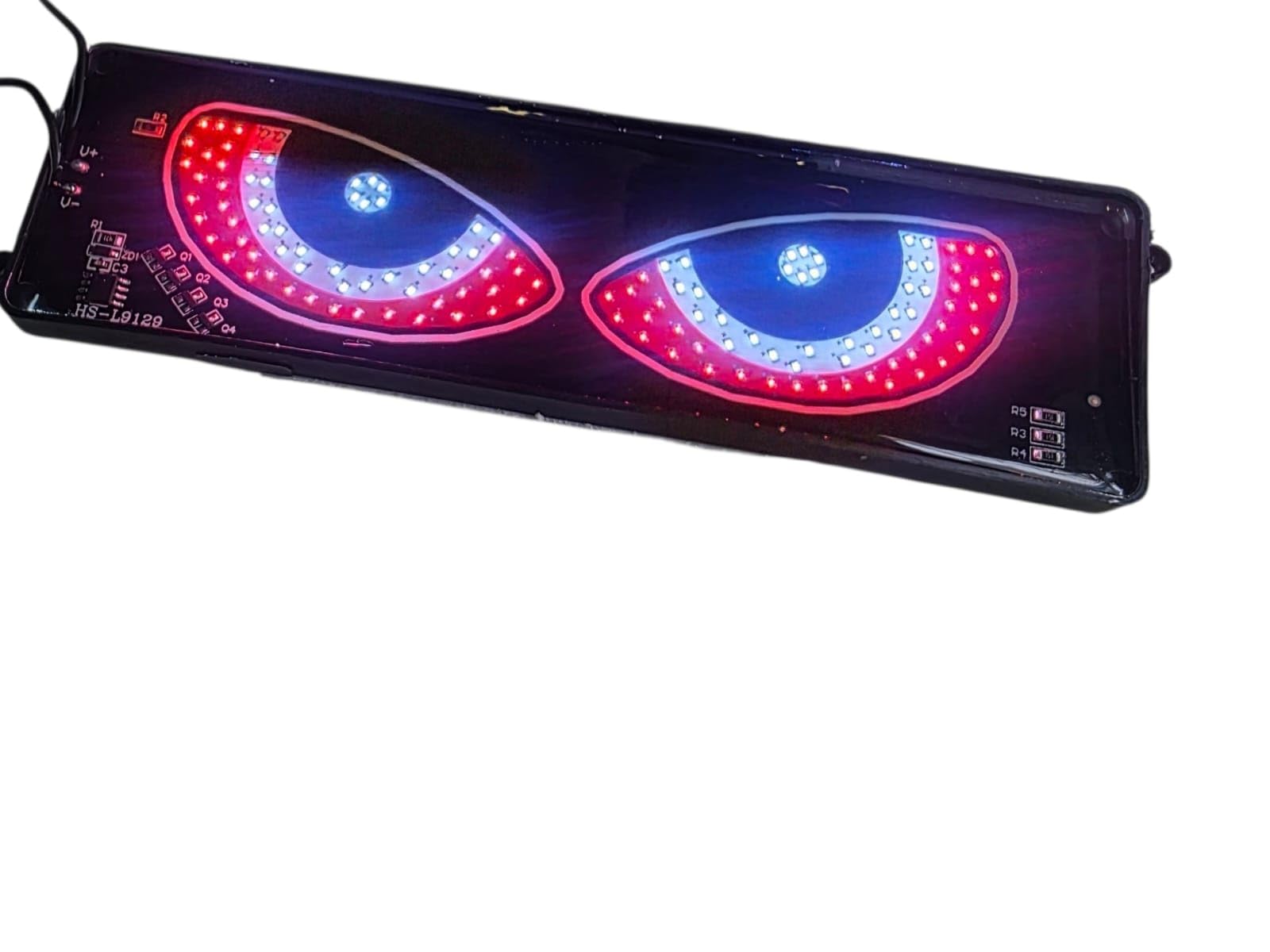 Angel Eyes LED Tail Light Module for Motorcycles | Red & White LED Self-Adhesive Brake & Tail Light Pack of 1-image-45