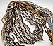 LRW DESIGNS Women’s Handmade Multi Strand Yarn Cowl Scarf, Tans, Browns, Earth