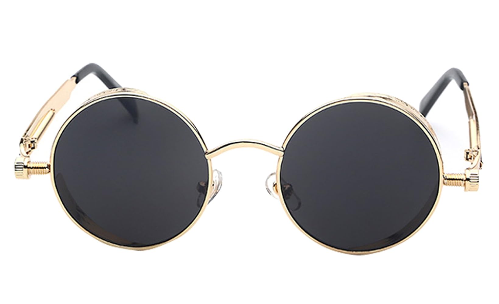 小物 GDC round sunglasses Kyiduo Round Flip Up Steampunk Sunglasses Classic Circle