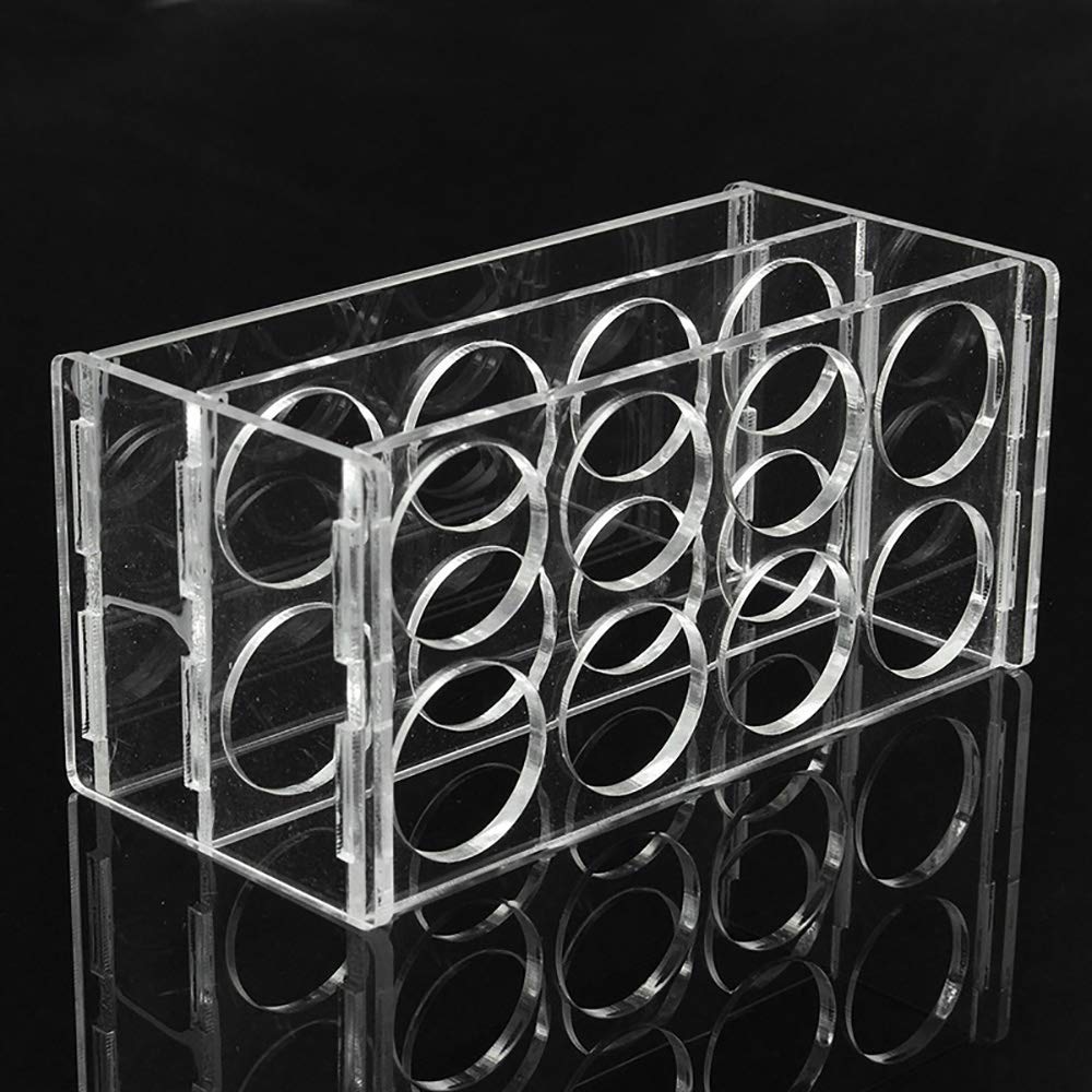8 Holes Plastic Test Tube Rack Testing Tubes Holder Lab Test Tube