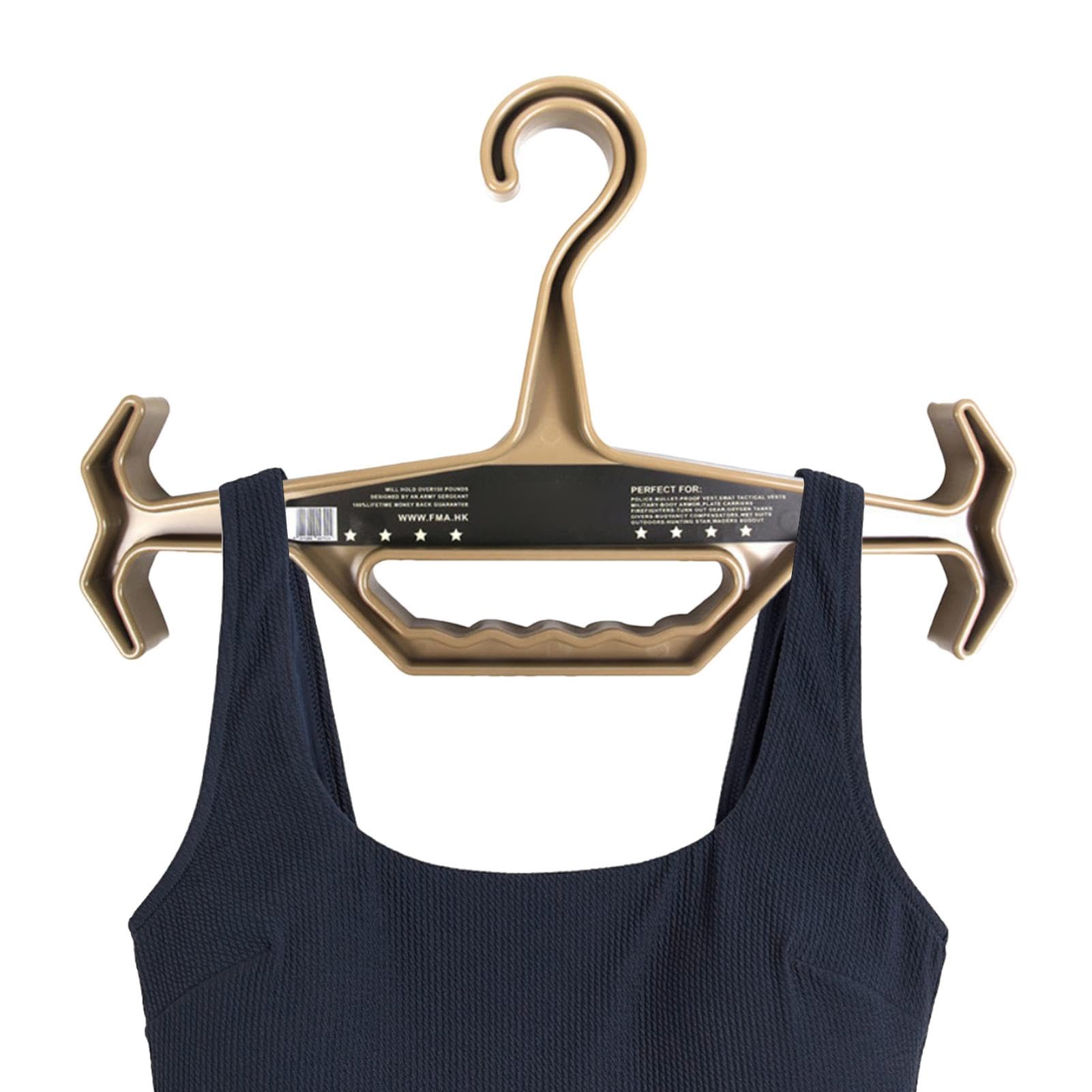 Elprico Cintre à Usage Lourd Polyvalent, Antidérapant, Cintre