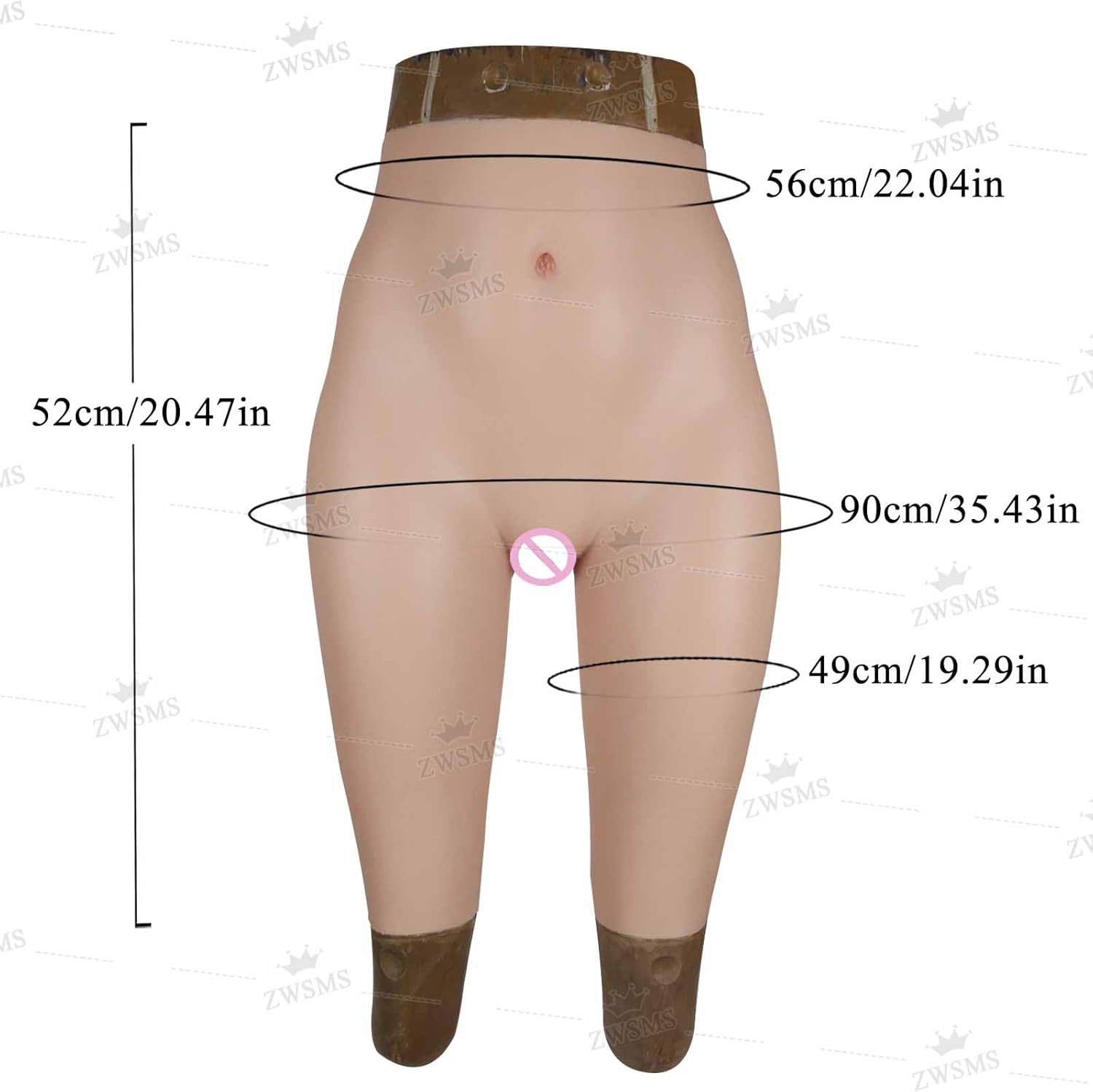 Silicone Vagina Panties Pluggable Realistic Fake Pussy Panty Butt Lift Underwear Men's Boxer Briefs for Transgender