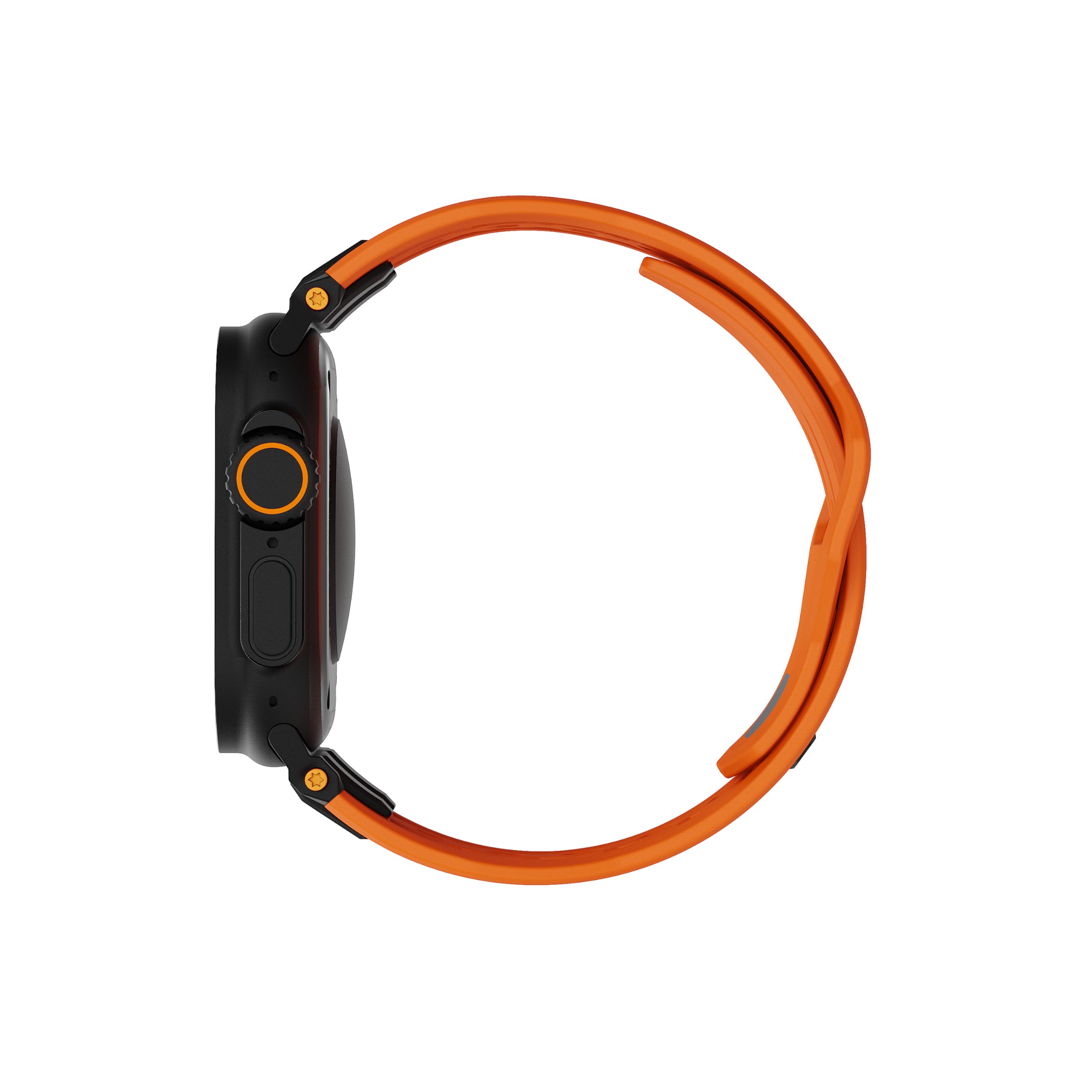 URBAN ARMOR GEAR Monarch Armband Apple Watch | Kompatibel mit Apple Watch Größen: 42mm / 44mm / 45mm / 46mm / 49mm | Perfekt für Outdoor-Aktivitäten | Edelstahl-Verschluss