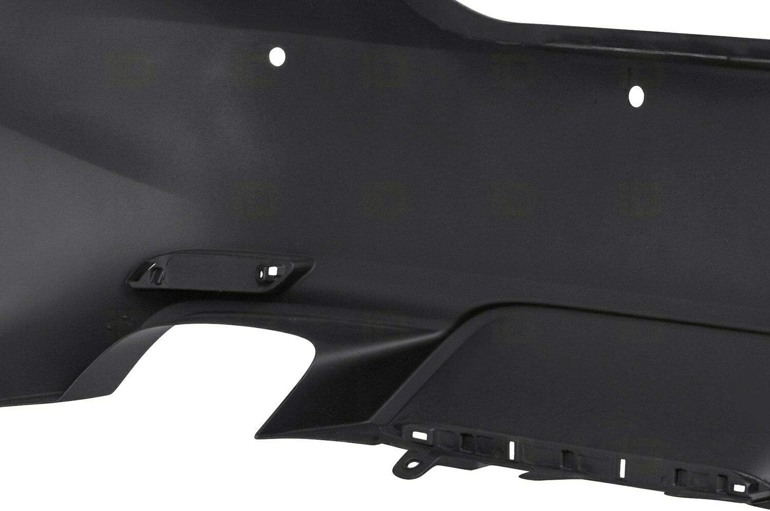 BUMPERS THAT DELIVER - Painted To Match, Rear Bumper Cover Replacement for 2018 2019 Toyota Camry XSE w/Park 18 19, TO1100332