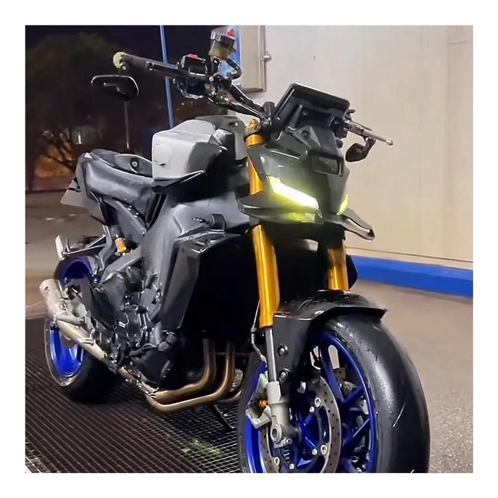 Verkleidungs Winglets Motorrad Für MT-09 MT09 SP 2024 2025 Motorrad Abtrieb Frontspoiler Winglet Flügel Kit Seitenverkleidung Schutz