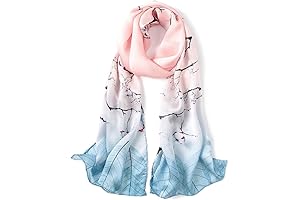 100% Pure Silk Long Scarf: A Symphony of Elegance for Women