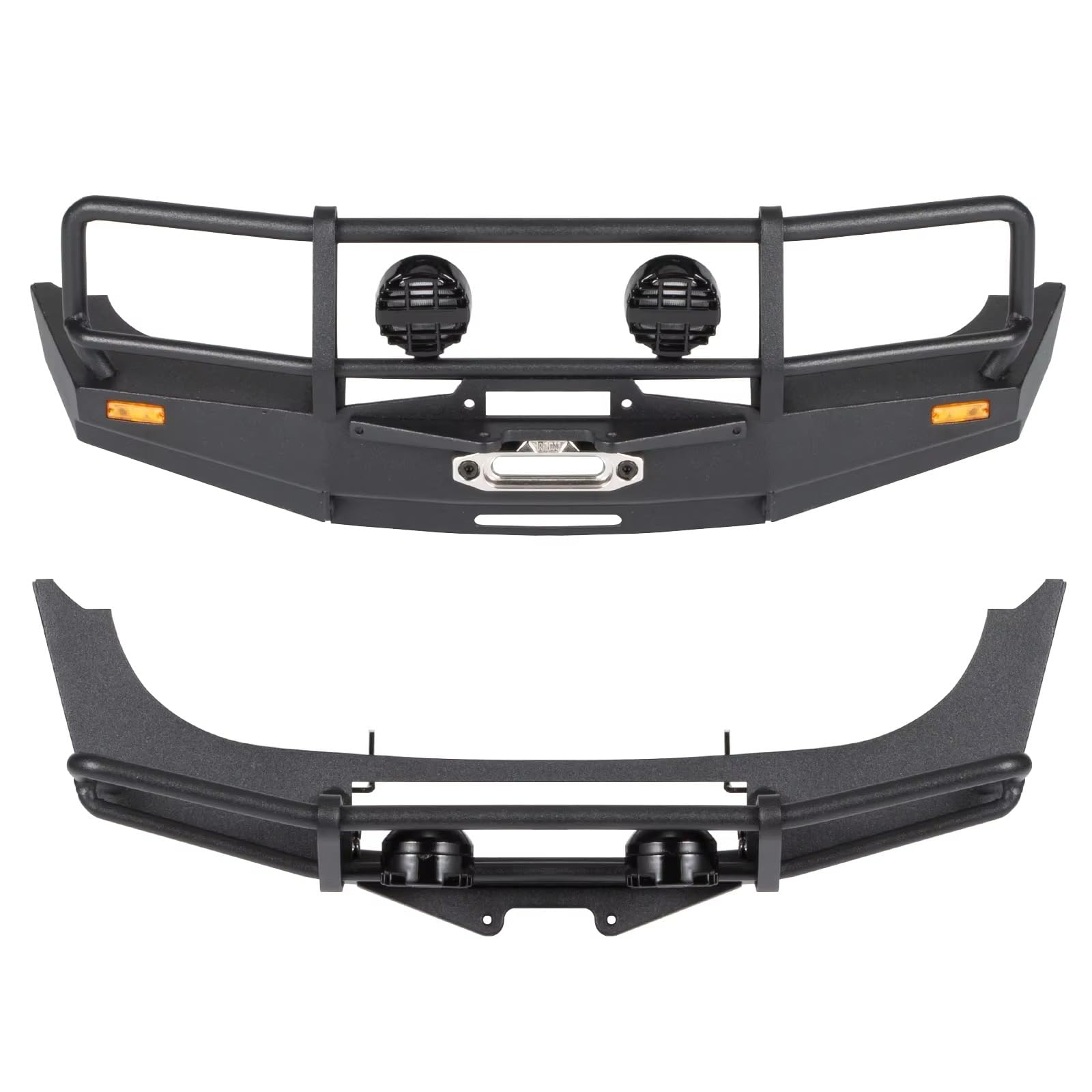 CobraCrawler Hand Welded 1/10 Scale Bull Bar Front Bumper Kit for LC80 Body RUN80 Chassis RC Crawler Parts