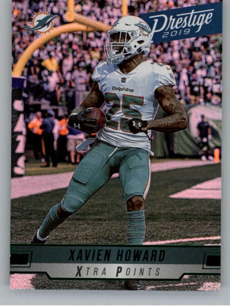 2019 Prestige NFL Xtra Points GREEN 5 Xavien Howard Miami
