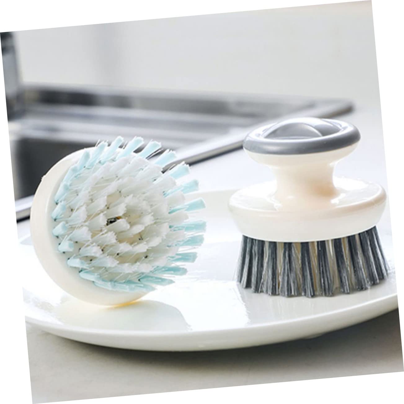 Didiseaon 2 Juegos de Esponjas para Limpiar Platos Cepillos de Cocina Cepillos Multifuncionales para Limpiar Cepillos para Platos Utensilios de Cocina 4 Unidades