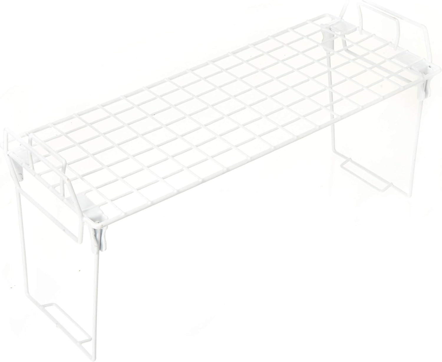 Amazon｜HoneyCanDo KCH01870 積み重ね式キッチンシェルフワイヤーラック ホワイト 長さ18×幅7.25×高さ7.