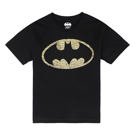 Kidsville Batman Featured Black Tshirt for Boys