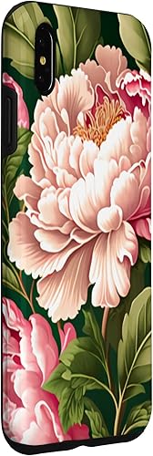 Miniatura 15 de Funda para iPhone 11 Pro Max con diseño de flores de peonía rosa