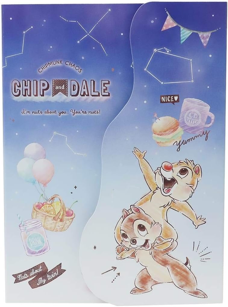 日本製 ディズニーキャラクター アニメ ディズニー チップ 映画 カレンダー デール A6マンスリー チップとデール