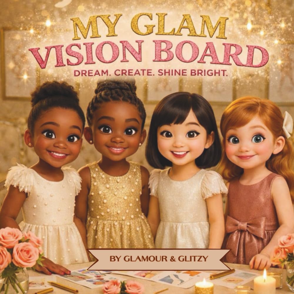 My Glam Vision Board: Dream. Create. Shine Bright.