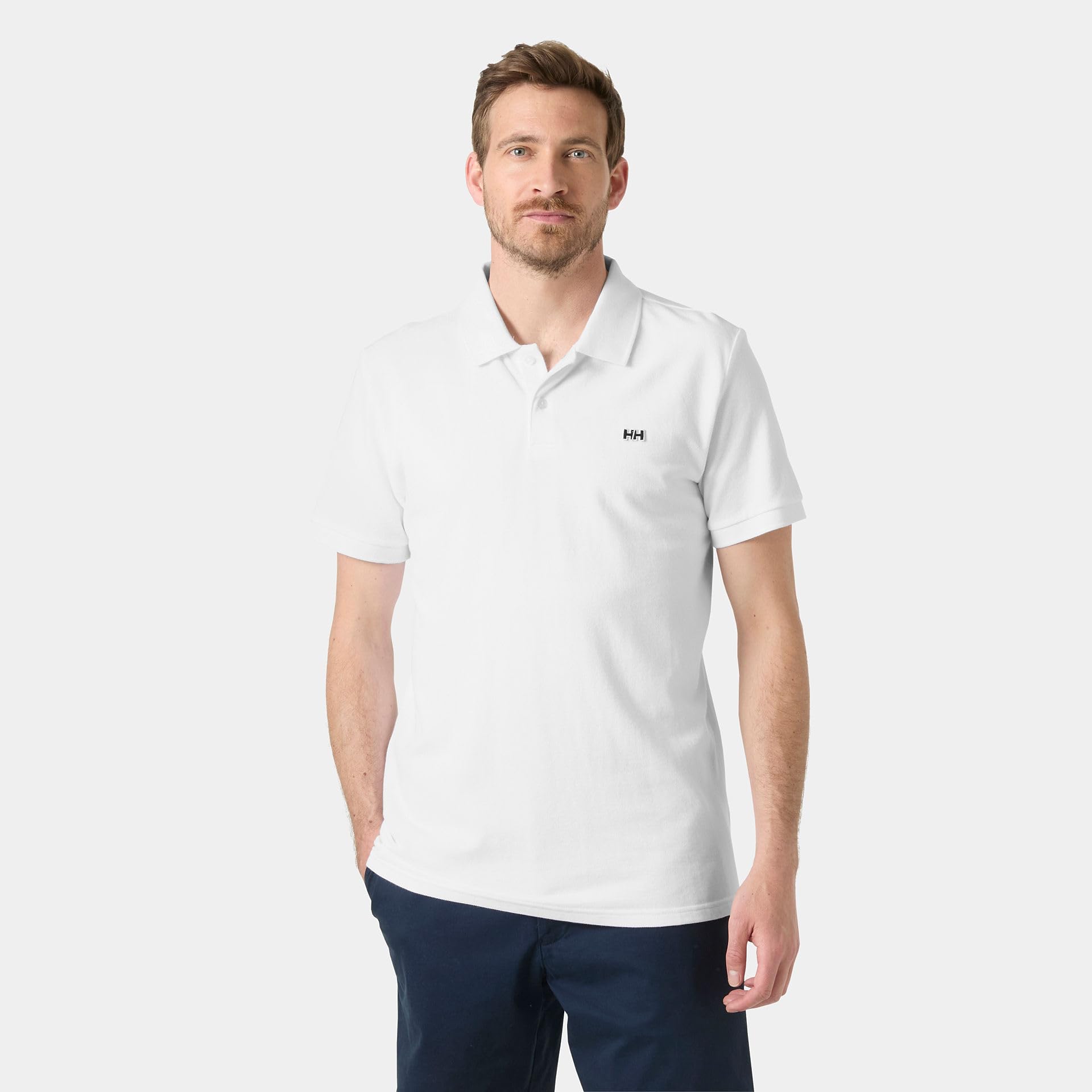 Helly Hansen Męskie polo Hudson, białe, L, biały, L