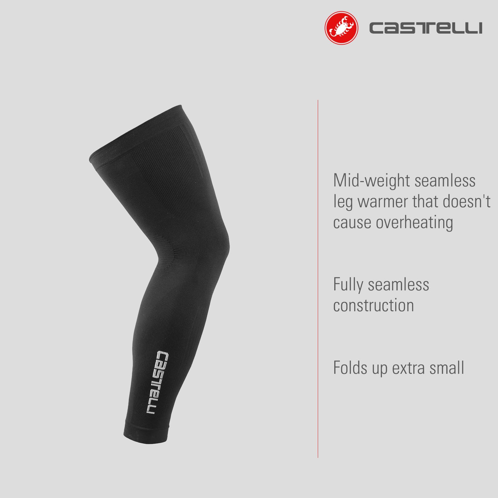 Castelli Pro 4520583 - Calentador de piernas sin Costuras, Unisex para Adultos, Unisex