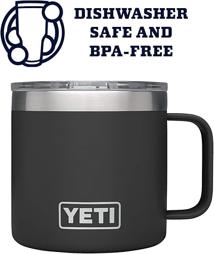 Miniatura 3 de YETI Rambler - Taza de acero inoxidable aisladas al vacío con tapa MagSlider 14 onzas