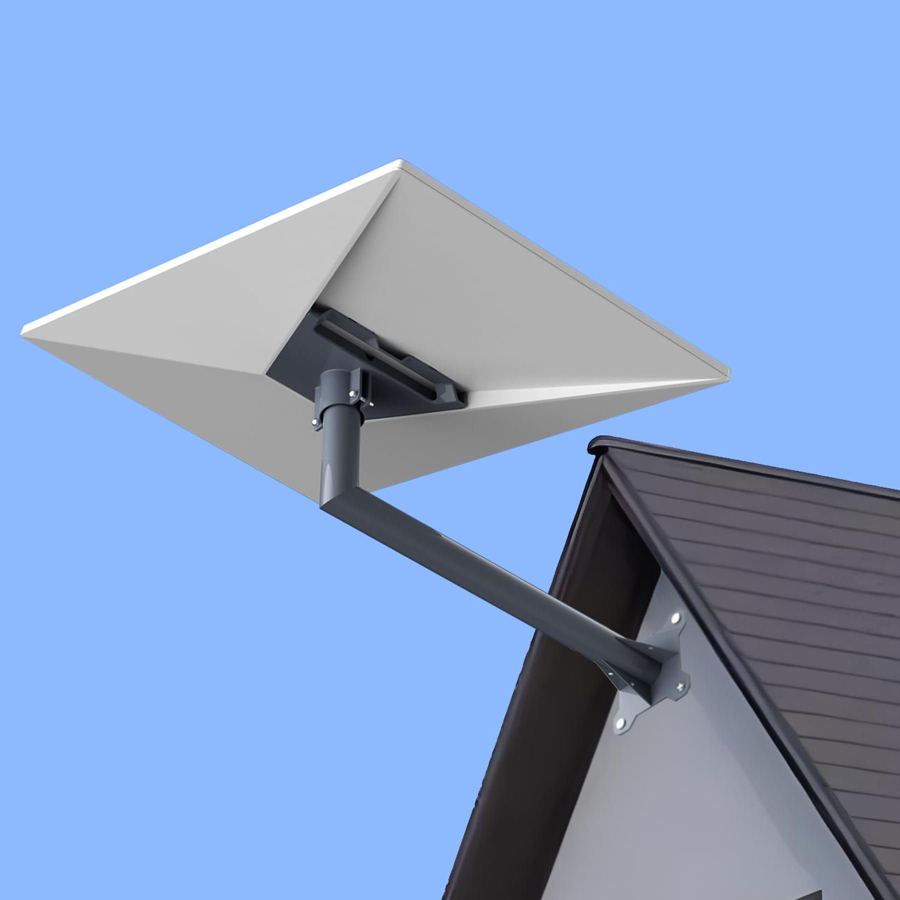 Gen 3 Mount for Starlink, Adjustable Wall /Roof Mounting Kit Compatible with V3 Starlink Standard Dish?Include Gen 3 Pipe Adapter?