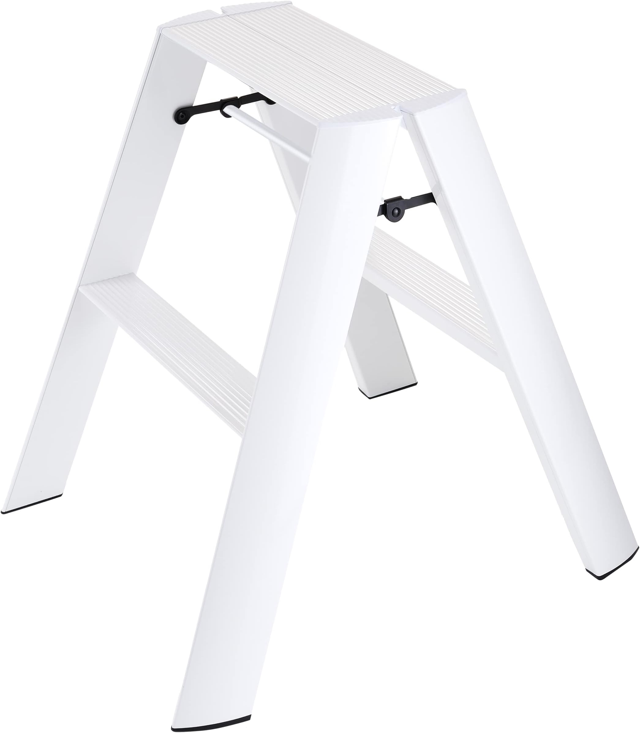 HasegawaLadders Lucano Step Stool, 2-Step White