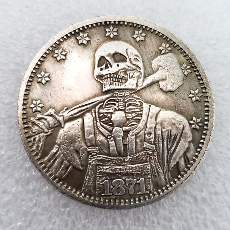 MOZART Hobo Nickel Carved Coin - Ancient God Mars & Eagle Design, Antique Silver Lucky Keepsake