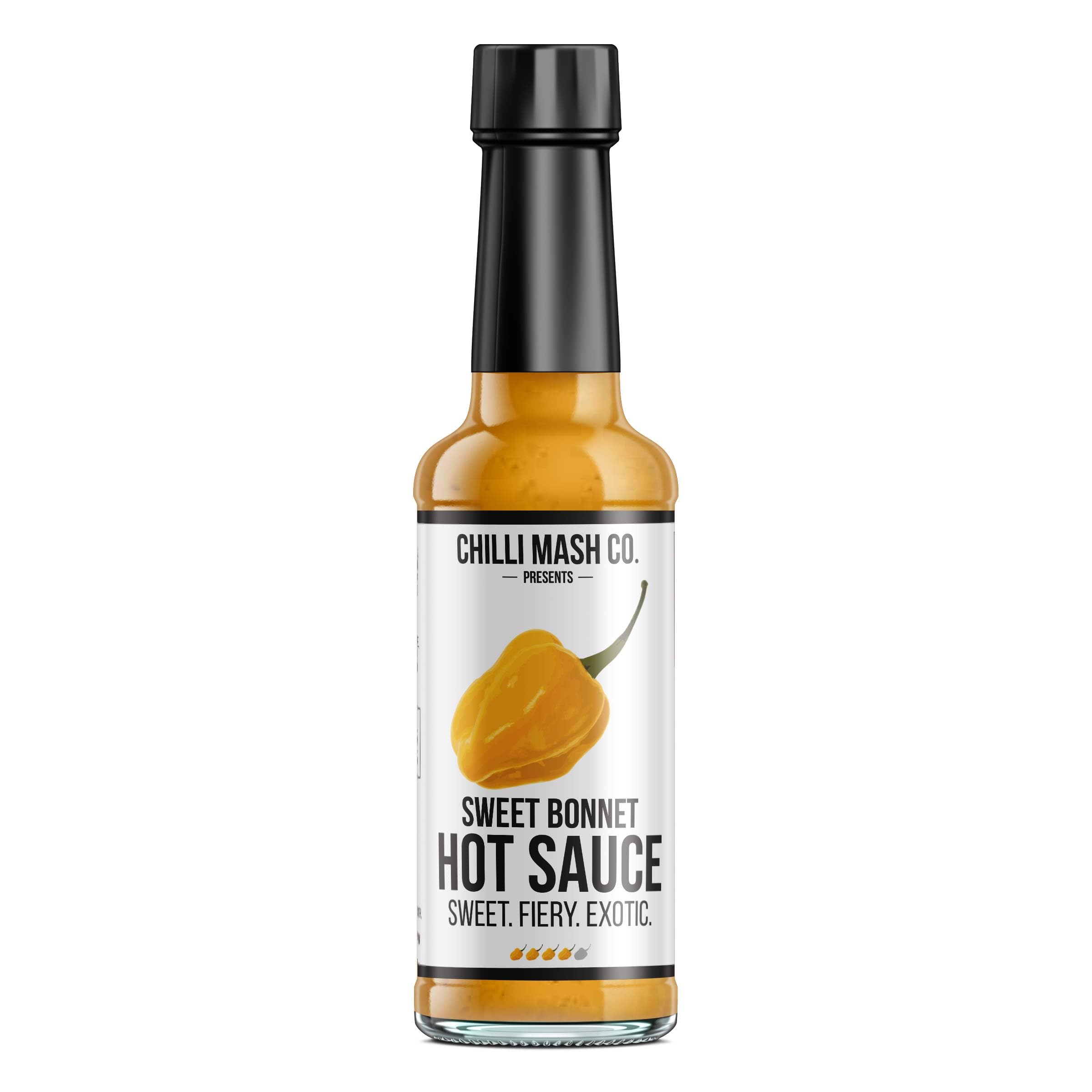 – Chilli Hot Sauces, Vegan, Chili Mash Company (Scotch Bonnet)
