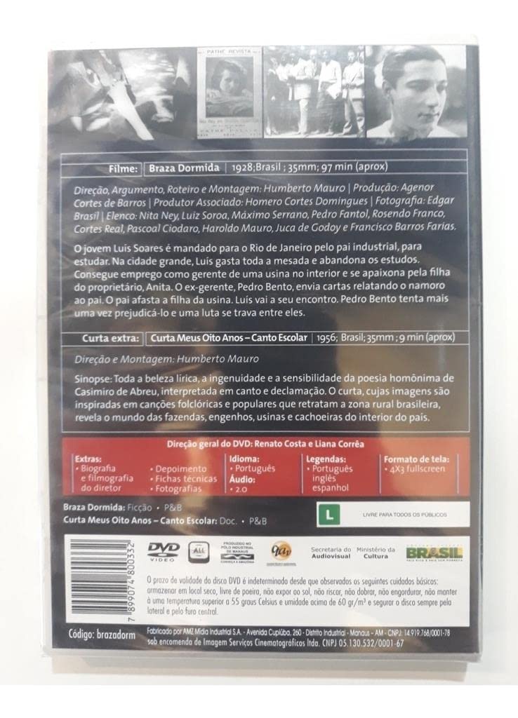 08●amazarashi　CD＆Blu-ray＆DVDセット　YT0219-2 Dvd Brasa Dormida - Humberto Mauro 1928 | Amazon.com.br