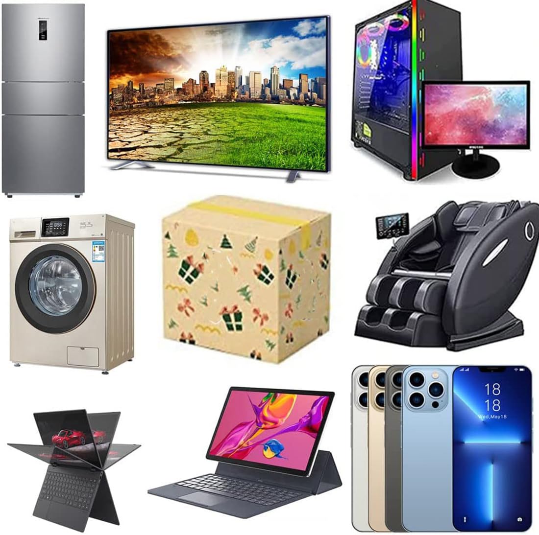 Colis Variés de Produits Électroniques Neufs Non Déballés, Expédition Express France RTC5