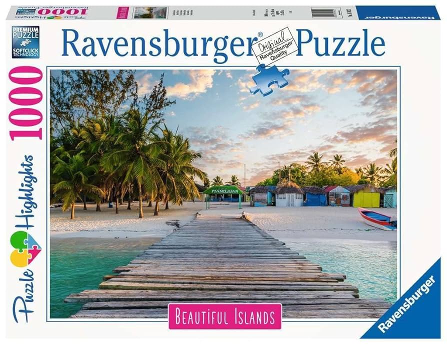 Amazon.com: Ravensburger Caribbean Island 1000 Piece Jigsaw