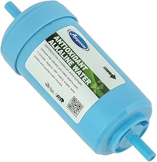 AMPEREUS Water Purifier 4-Inch Alkaline Water Filter Cartridge to Increase ph levelfor All RO (Alkaline, Cartridge)