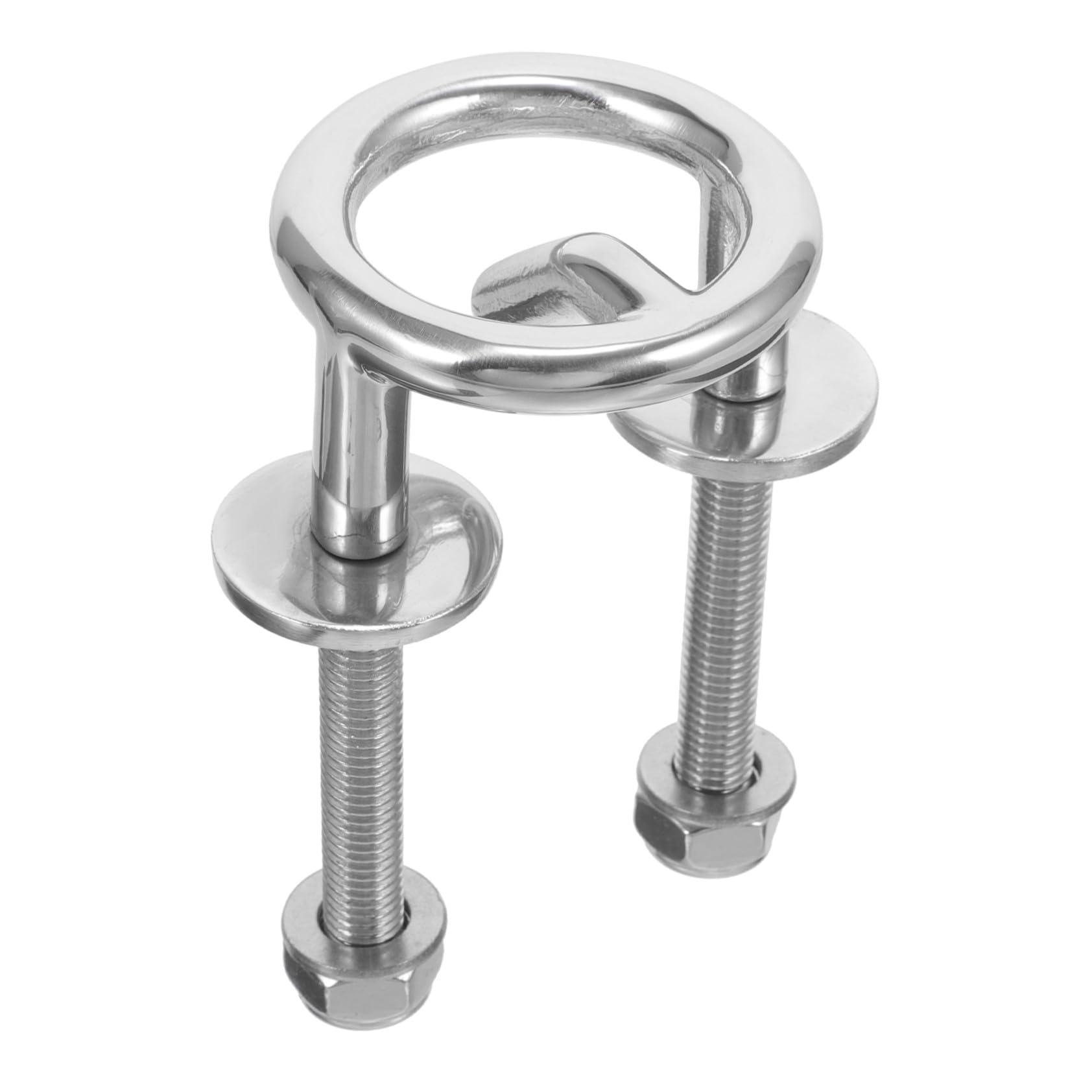 Gatuida Gancio Traino Sci Nautico 62mm in Acciaio Inossidabile per Barca | Argento, per Yacht e Imbarcazioni, Accessorio Hardware per Traino su Acqua