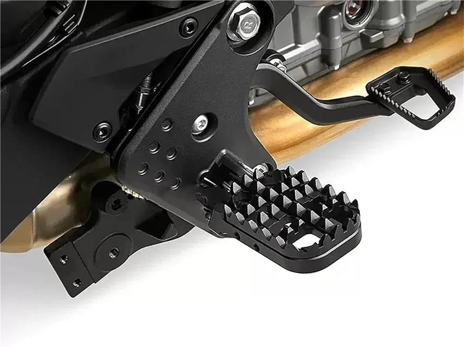 Estribos para moto Para pedal de Para moto Para CF para para CFMoto 800 MT Para 800MT(All Silver)