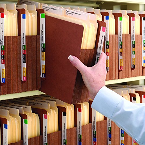 Smead-End-Tab-File-Pocket-Reinforced-Straight-Cut-Tab-5-14-Expansion-Extra-Wide-Letter-Size-Redrope-with-Dark-Brown-Gusset-10-per-Box-73691